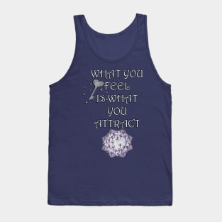 Inspirational Yoga Poses Meditation Chakra Flower Universal Law Tank Top